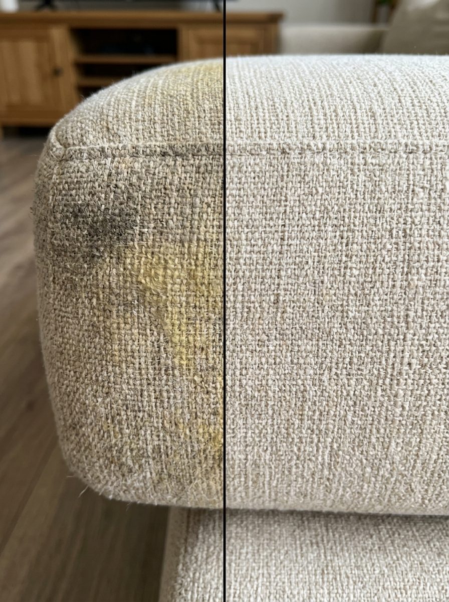 Before After Cuci Sofa Palembang